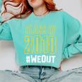 We Out WeOut Class Of 2018 Senior Graduation Comfort Colors Sweatshirt Chalky Mint