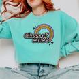 Women's Class Of 2026 Graduation Special Occasion Comfort Colors Sweatshirt Chalky Mint
