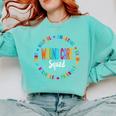 Wound Care Nurse Squad Appreciation Graduation Staff RN Comfort Colors Sweatshirt Chalky Mint