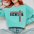 Wrestling Senior Night Wrestling Senior 2025 Graduation 70 Comfort Colors Sweatshirt Chalky Mint