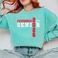 Wrestling Senior Night Wrestling Senior 2026 Graduation 13 Comfort Colors Sweatshirt Chalky Mint