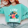 Zoologist Scientist Wildlife Biologist Zoology Introverted Comfort Colors Sweatshirt Chalky Mint Zoologist Scientist Wildlife Biologist Zoology Introverted Comfort Colors Sweatshirt Chalky Mint