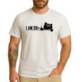 I Am 59 Plus 1 Middle Finger For A 60th Birthday Cat Mom Dad Men's Casual T-Shirt White
