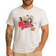American Dad Show Logo With Family Cartoon Men's Casual T-Shirt White