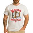 American Dad Who Wants Some Potato Salad Roger Cartoon Men's Casual T-Shirt White