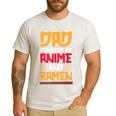 Anime Fathers Day Japanese Manga Otaku Kawaii Anime Dad Men's Casual T-Shirt White