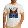 Australian Cattle Dog Blue Heeler Dad Men's Casual T-Shirt White