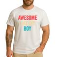 Awesome Like My Boy Mom Dad Men's Casual T-Shirt White Awesome Like My Boy Mom Dad Men's Casual T-Shirt White
