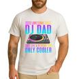 Awesome DJ Dad DJ Music Men's Casual T-Shirt White Awesome DJ Dad DJ Music Men's Casual T-Shirt White