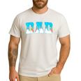 Baseball Dad Ice Cream Drip Happy Fathers Day Men's Casual T-Shirt White