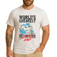Batman Greatest Dad Men's Casual T-Shirt White