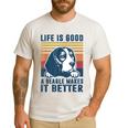 Beagle For Men Women Beagle Dog Mom Dad Beagle Men's Casual T-Shirt White