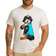 Bernedoodle I Love Dad Tattoo Apparel Dog Dad Dads Men's Casual T-Shirt White