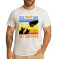 Best Cat Dad Ever Fist Bump For Fur Daddies Men Women Girls Kids Men's Casual T-Shirt White