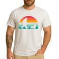 Bigfoot Walking a Dog Corgi Lovers Dog Dad Men's Casual T-Shirt White