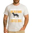 Blue Heeler Dad Australian Cattle Dog Men Men's Casual T-Shirt White Blue Heeler Dad Australian Cattle Dog Men Men's Casual T-Shirt White