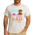 Boots Or Bows Dad Loves You Gender Reveal Daddy Men's Casual T-Shirt White Boots Or Bows Dad Loves You Gender Reveal Daddy Men's Casual T-Shirt White