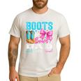 Boots Or Bows Dad Loves You Gender Reveal Party Men's Casual T-Shirt White