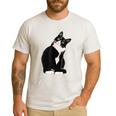 Boss Tuxedo Cat Lovers Tee Shirt For Mom Dad Men's Casual T-Shirt White Boss Tuxedo Cat Lovers Tee Shirt For Mom Dad Men's Casual T-Shirt White