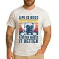Boxer Dog For Men Women Boxer Dog Dad Mom Small Men's Casual T-Shirt White