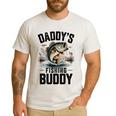 Boy Daddy Fishing Buddy Matching Fishing Bass Fishing Men's Casual T-Shirt White