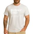 Bunny Dad Definition Rabbit Lover Men's Casual T-Shirt White
