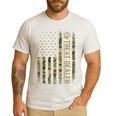 Camo Cat Treat Dealer American Flag US Cat Dad 4th Of July For Men Women Men's Casual T-Shirt White