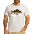 Carp Fish Pun Fishing Trip Fisherman Dad Holy Carp Men's Casual T-Shirt White