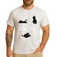 Cat Chemistry Periodic Table Cat Dad Cat Mom Men's Casual T-Shirt White