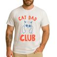 Cat Dad Club Life Is Better With Cats Retro Cat Dad Men's Casual T-Shirt White Cat Dad Club Life Is Better With Cats Retro Cat Dad Men's Casual T-Shirt White
