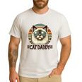 Cat Daddy Cool Ragdoll Cat Father's Day Retro Cat Dad Men's Casual T-Shirt White Cat Daddy Cool Ragdoll Cat Father's Day Retro Cat Dad Men's Casual T-Shirt White