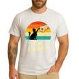 Cat Daddy Vintage Cat Lover Cat Dad Fathers Day Men's Casual T-Shirt White