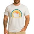 Chinchilla Dad Father's Day Chinchilla Lover Dad Daddy Men's Casual T-Shirt White