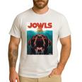 Chocolate Lab Jowls Labrador Retriever Dog Mom Dad Men's Casual T-Shirt White
