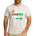 Christmas Twins Expecting Dad T-Shirt Pregnant Wife Tee Men's Casual T-Shirt White