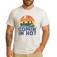 Comin In Hot Pontoon Boat Boating Lake For Dad Small Men's Casual T-Shirt White