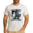 Cool Alpha Wolf Meme Don't Worry Kitten Daddy's Here Men's Casual T-Shirt White