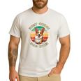 Corgi Dad Idea For Men Men's Casual T-Shirt White