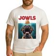 Cute English Mastiff Jowls Burger Bullmastiff Dog Mom Dad Men's Casual T-Shirt White