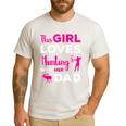 Cute Girls Hunting Dad Daughter Hunting Buddy Hunter Men's Casual T-Shirt White