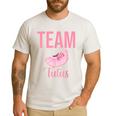 Cute Team Tutus Gender Reveal For Mom And Dad Men's Casual T-Shirt White