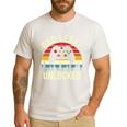 Cute Vintage Dad Level Unlocked Funny Gamer New Daddy Father Men's Casual T-Shirt White