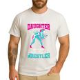 Cute Wrestling Daughter Favorite Wrestler Dad Mom Men's Casual T-Shirt White
