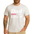 Dad To Be 2026 Loading Pink Pregnancy Reveal New Dad Daddy Men's Casual T-Shirt White Dad To Be 2026 Loading Pink Pregnancy Reveal New Dad Daddy Men's Casual T-Shirt White
