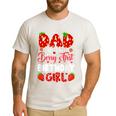Dad Of The Berry First Birthday Of Girl Strawberry Men's Casual T-Shirt White