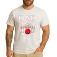 Dad Of The Birthday Bowler Kid Boy Girl Bowling Party Family Men's Casual T-Shirt White