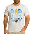 Dad Of The Birthday Boy Blue Dog Family Matching Men's Casual T-Shirt White