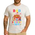 Dad Of The Birthday For Boy Circus Carnival Theme Party Men's Casual T-Shirt White