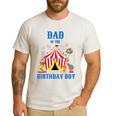 Dad Of The Birthday Boy Circus Ringmaster Party Birthday Men's Casual T-Shirt White Dad Of The Birthday Boy Circus Ringmaster Party Birthday Men's Casual T-Shirt White