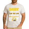 Dad Of The Birthday Boy Construction Theme Party Matching Men's Casual T-Shirt White Dad Of The Birthday Boy Construction Theme Party Matching Men's Casual T-Shirt White